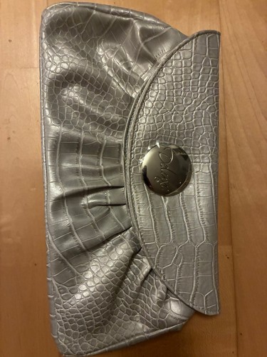 Handtasche clutch silber - handtasche,