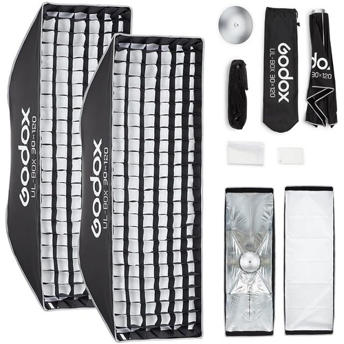 2pack 30x120cm strip softbox - 30x120cm,