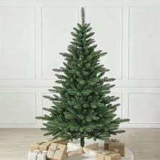 180 cm Weihnachtsbaum Künstlich Christbaum dicht PVC Tannenbaum mit Holzständer
