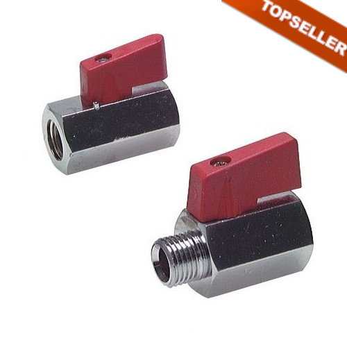 Mini kugelhahn mit knebelgriff - mini,