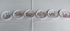  6 Fürstenberg Porzellan Untersetzer / Teller 3217 Motive Nürnberg 