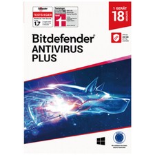Bitdefender Antivirus Plus – 1 Gerät mit 18 Monaten Updates