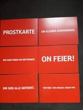 6 EDGAR Karten🎈 200 Jahre Stadtspar- kasse Düsseldorf 2025🎈Sprüche ❣Neu!