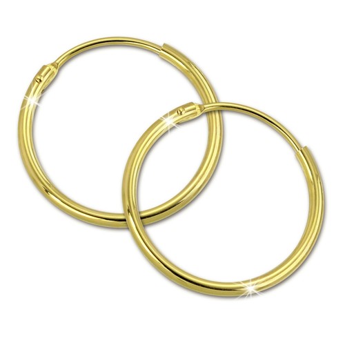 Creolen 333er gelbgold - creolen,