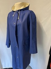 Maritimer Regenmantel blau stabil Gr; M  )S!)