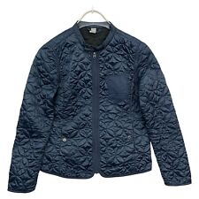 G-Star leichte Jacke Blouson Damen L Blau Polyester Quilted