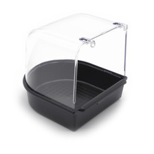 Vogel Badehaus Vogelkäfig schwarz Badeschale Badewanne Badeschale Käfig Voliere