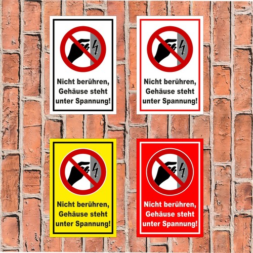 Schild nicht berühren - nicht,