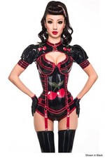 Latex burlesque westward bound cherry wambam corset Korsett
