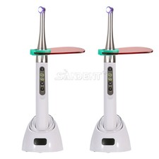 2 x Dental LED Curing Light Lamp Licht Zahnarzt Polymerisationslampe 2500mW 5w