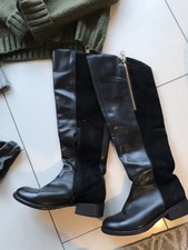 Leder stiefel knie hoch 37 - hoch,