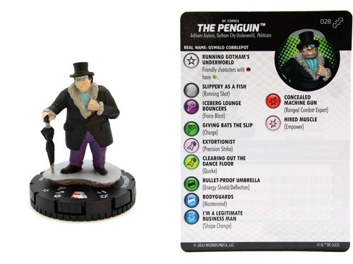 Heroclix 028 the penguin - the,