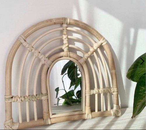 Rattanspiegel regenbogen - -,