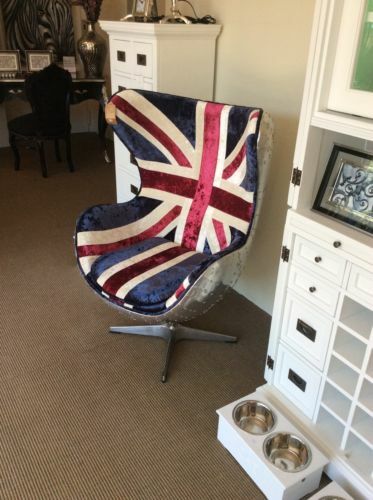 Airplane chair 84x79x111cm - airplane, egg
