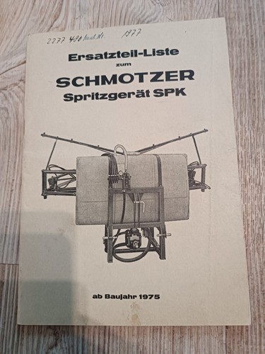 Schmotzer spritzgerät spk - spritzgerät,