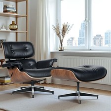 Walnut Lounge Chair and