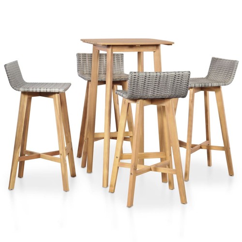 Akazie barset poly rattan - akazie,