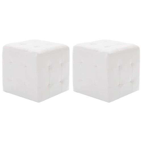 Pouf stk weiß 30x30x30 cm - pouf,