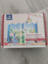 Spiel: Holz-Angelspiel von Tcgibo, neuwertig, ab 3 Jahren