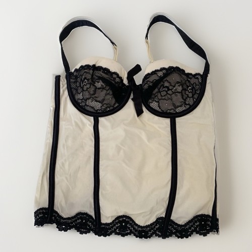 Korsett corsage vintage creme - korsett,