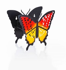 Wand Toilettenpapierhalter Schmetterling Metall 23,5 x 14 x 18 cm bunt B-WARE