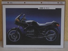Motorrad Prospektblatt BMW K