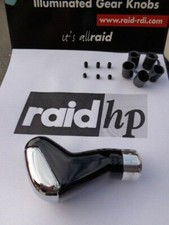 Universal Echtchrom Schaltknauf Schalthebel von Raid HP Retro Look RAR  Shneu 3