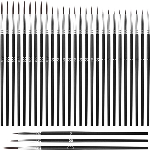 Feine pinsel set stück - feine, 30