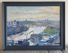 Blick auf London, Ölgemälde