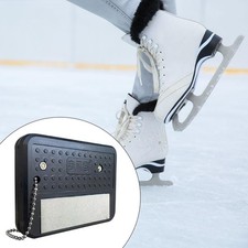Schlittschuhkantenschärfer, Schleifstein für Hockey-Schlittschuhe im Freien