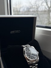 Seiko NH35 Automatik, 36mm, Schwarz, Arabisches Zifferblatt