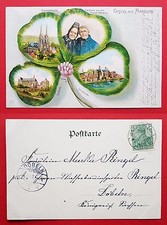 Kleeblatt Litho AK MARBURG bei