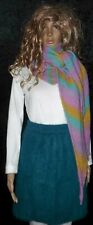 ROCK MINIROCK ANGORA 70% gefüttert mit Gummizug in PETROL  Größe 40/42   SKIRT L
