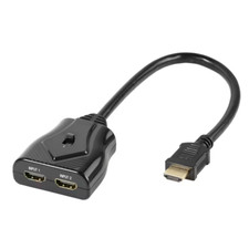 Vivanco 2 auf 1 HDMI Umschalter, 2x HDMI Buchse auf HDMI Stecker