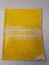 Wartungsanleitung suzuki gs500 - wartungsanleitung,