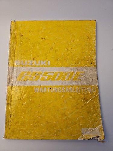 Wartungsanleitung suzuki gs500 - suzuki,