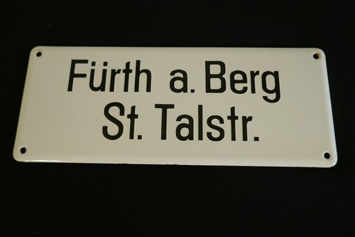 Altes emailschild fürth a - emailschild,
