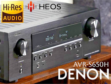 DENON AVR-S650H Network 5.2 Receiver HEOS AirPlay2 Bluetooth HiRes eARC 4k UHD