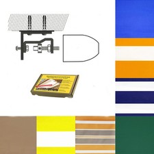 Sonnensegel Seilspannmarkise Zeltstoff Montageset Wintergarten Pergola
