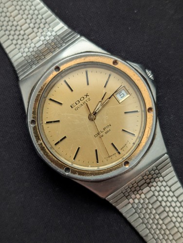Edox delfin quartz vintage - delfin,