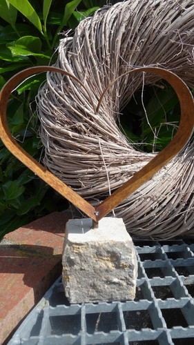 Herz band rost eisen - herz,