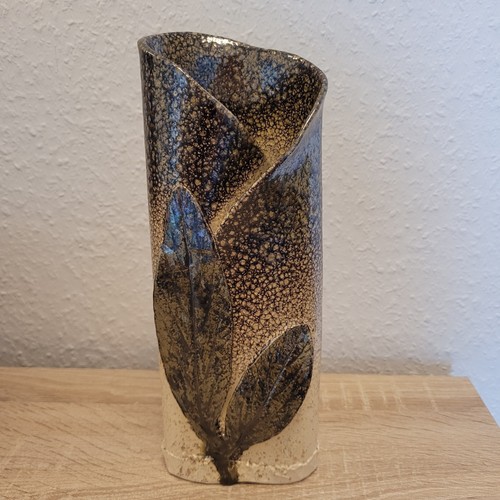 Keramik vase braun beige - cm,