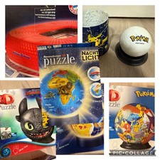 Puzzleballs Puzzleball @Pokemon@ Dragons @ Bayern Arena @ Nachtlicht @ 7 Stück @