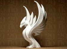 Elegante phönix skulptur - elegante,
