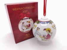 Porzellankugel Weihnachtskugel 2007 - Hutschenreuther - in OVP