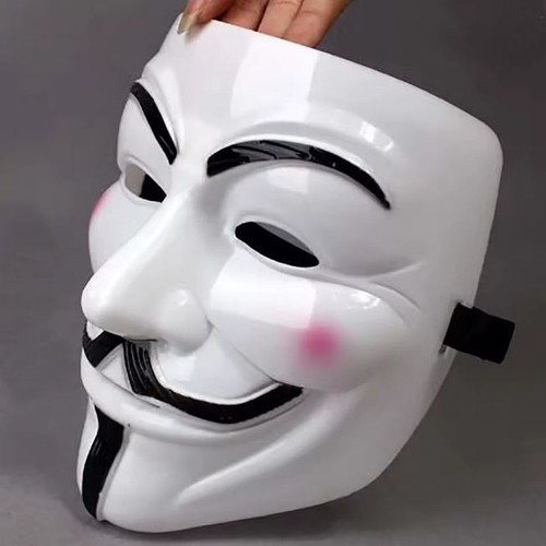 Weisse anonyme hacker - hacker, protest