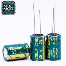 2200uF 25V 4 Stück