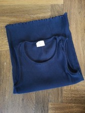 Mädchen Top Shirt ärmellos dunkelblau Gr. 164, Jonas Nielsen, Rippshirt