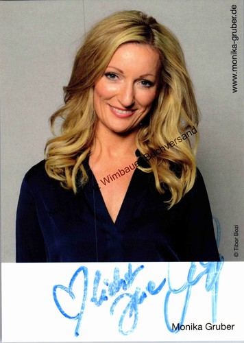 Original autogramm monika - autogramm,