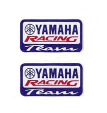 2 Yamaha Racing Team Aufkleber Sticker Logo Emblem 7,0 x 3,5 cm